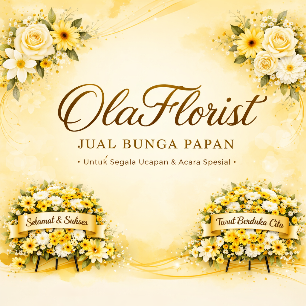 Florist Bunga Papan Terpercaya dengan Desain Premium